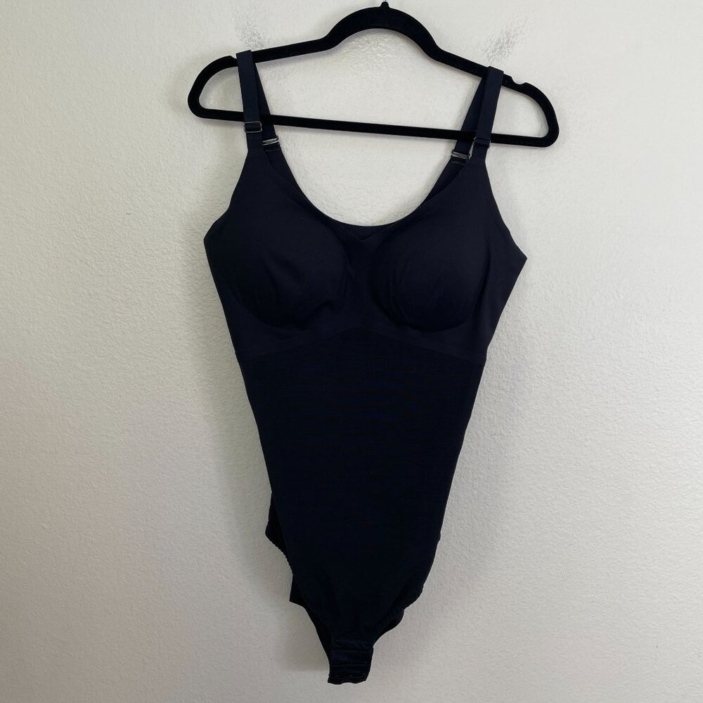 Honeylove Womens XL Shaping Cami Bodysuit LWBS0101Black Shapewear